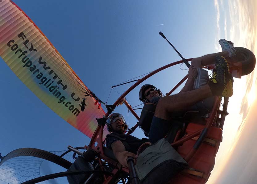 Paragliding in Corfu | Tandem Flights in Corfu | Paratrike Flights in Corfu
