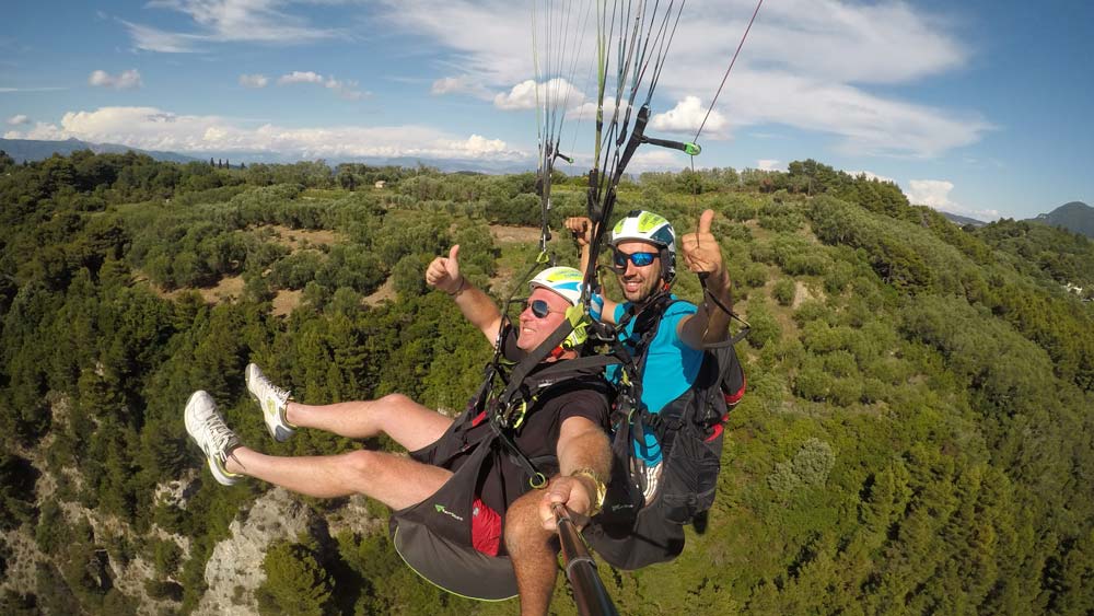 Corfu Paragliding | Tandem Flights Corfu