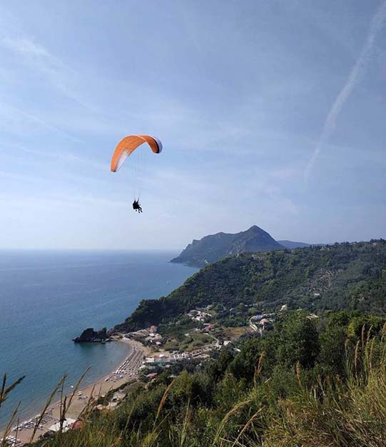 Pelekas | Corfu Paragliding | Tandem Flights Corfu