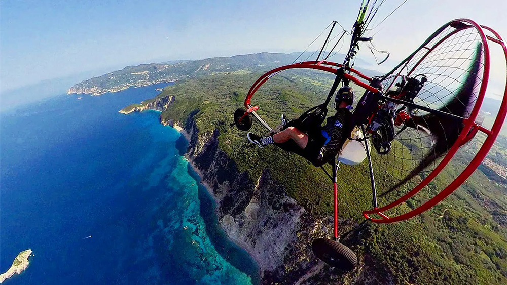 Pelekas | Corfu Paragliding | Paramotor Flights Corfu