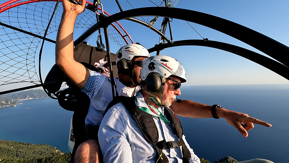 Pelekas | Corfu Paragliding | Paramotor Flights Corfu