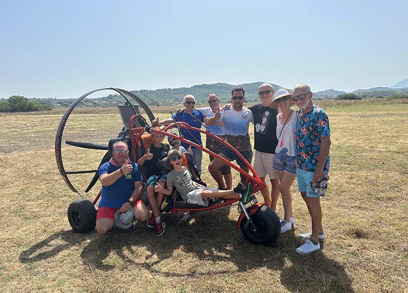 Paragliding in Corfu | Tandem Flights in Corfu | Paratrike Flights in Corfu