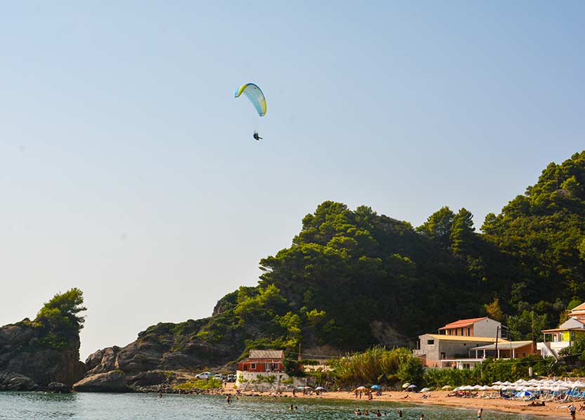 Paragliding in Corfu | Tandem Flights in Corfu | Paratrike Flights in Corfu