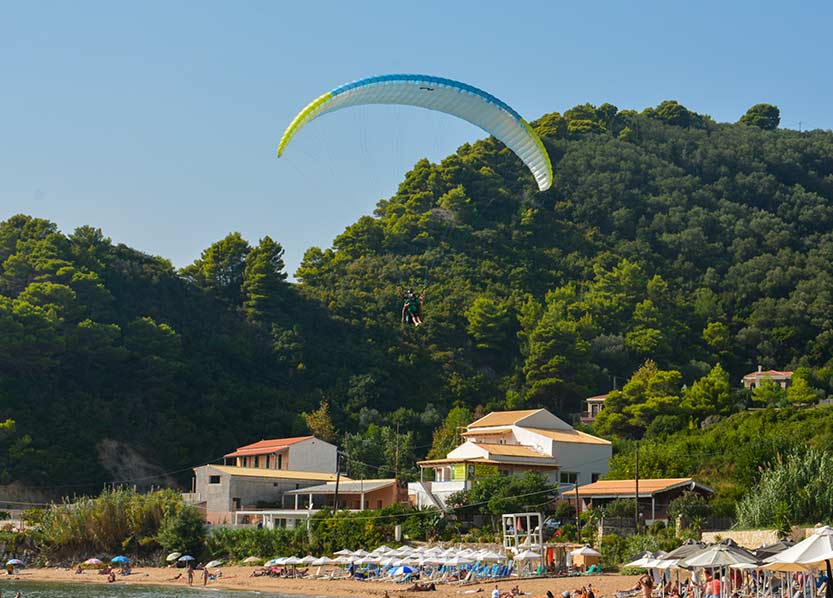 Paragliding in Corfu | Tandem Flights in Corfu | Paratrike Flights in Corfu