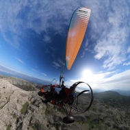Paragliding in Corfu | Tandem Flights in Corfu | Paratrike Flights in Corfu